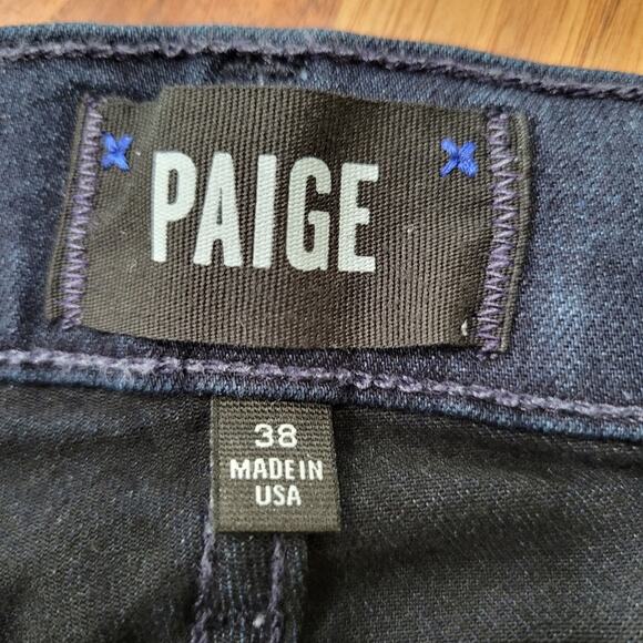 Men's Paige Federal Slim Straight Jeans In Inkwell Size 38 x 32 - Picture 4 of 11